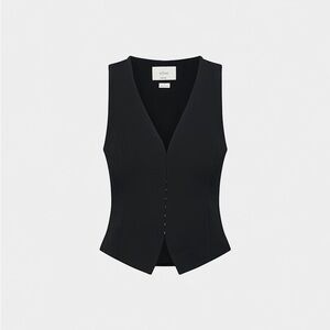Aritzia Wilfred Classic Black Attire Vest